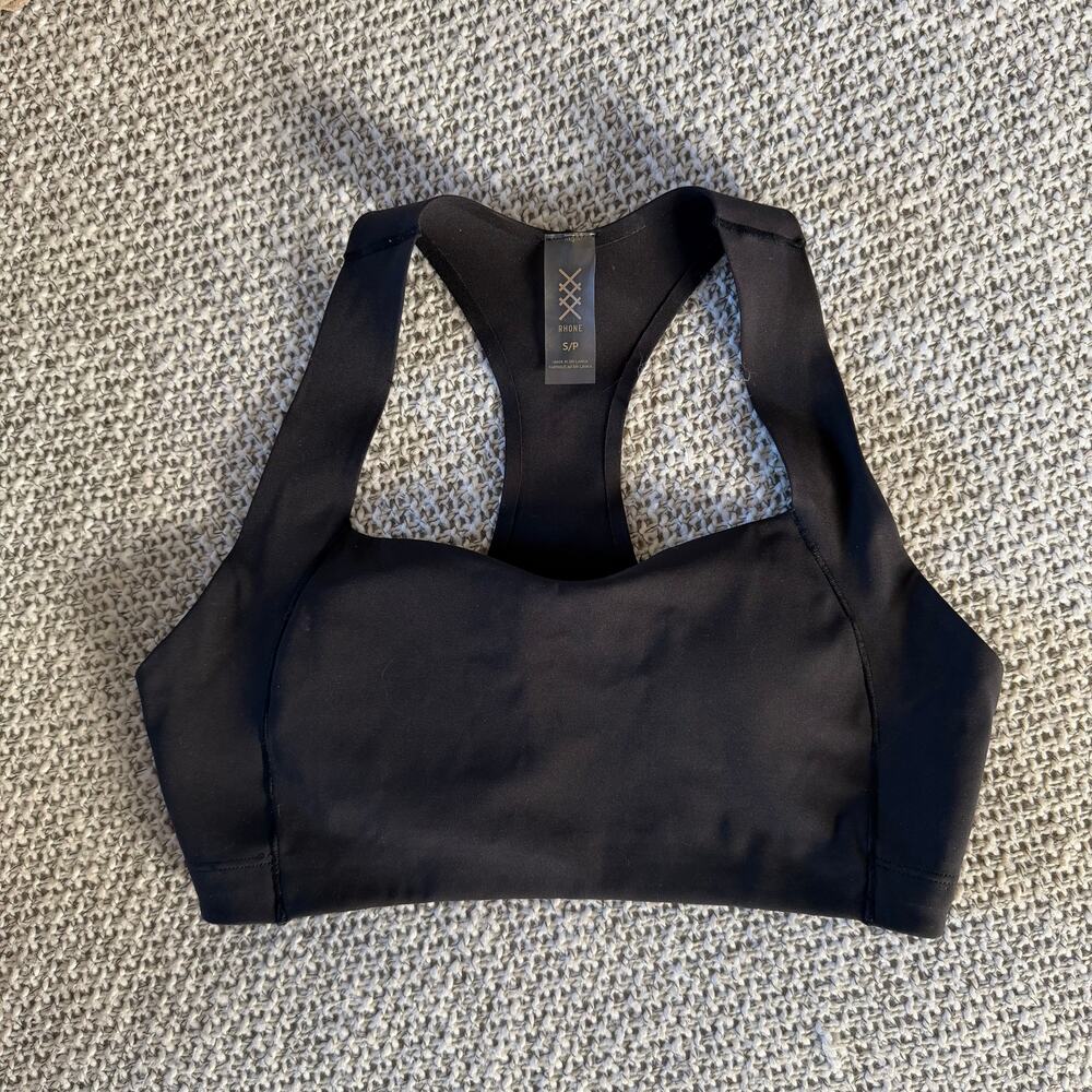 Rhône defy sports bra black